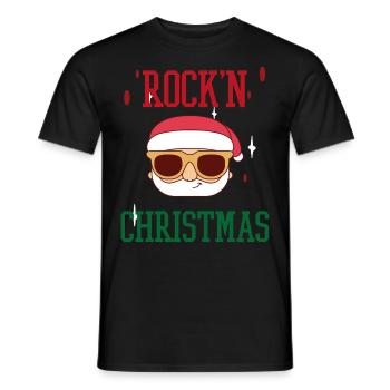 Joyeux Noël Familles Freiertage Logo - T-shirt homme - noir - Devant - AI Model Male 178 light (178cm)