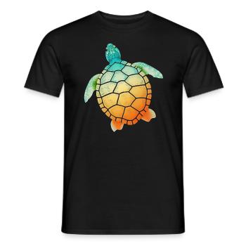 Tortue - T-shirt homme - noir - Devant - AI Model Male 178 light (178cm)