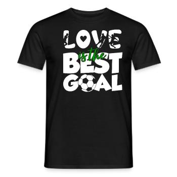 14 février Cadeau de la Saint-Valentin Entraîneur de football - T-shirt homme - noir - Devant - AI Model Male 178 light (178cm)