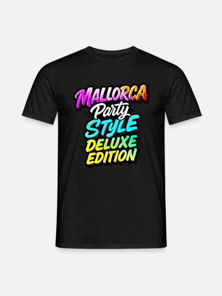 Mallorca Party Style - Men's T-Shirt - black