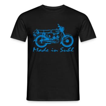 Simson S51 Made in Suhl - Männer T-Shirt - Schwarz - Vorne - AI Model Male 178 light (178cm)