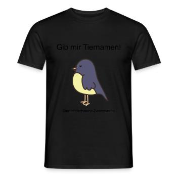 Étoilé de nain à queue-de-jante - T-shirt homme - noir - Devant - AI Model Male 178 light (178cm)