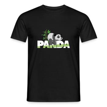 Süße Tiermotive für Kinder und Erwachsene Tierlieb - Männer T-Shirt - Schwarz - Vorne - AI Model Male 178 light (178cm)