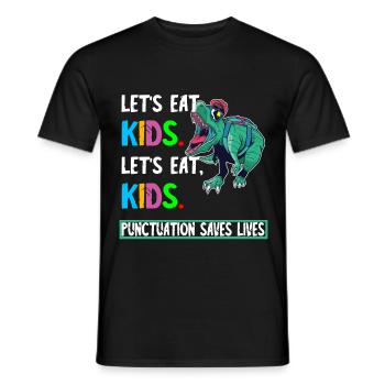 Grammatik Englischlehrer Englisch Sprache Lernen - Männer T-Shirt - Schwarz - Vorne - AI Model Male 178 light (178cm)