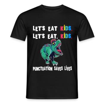 Grammatik Englischlehrer Englisch Sprache Lernen - Männer T-Shirt - Schwarz - Vorne - AI Model Male 178 light (178cm)