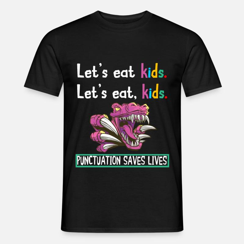 Grammatik Englischlehrer Englisch Sprache Lernen - Männer T-Shirt - Schwarz