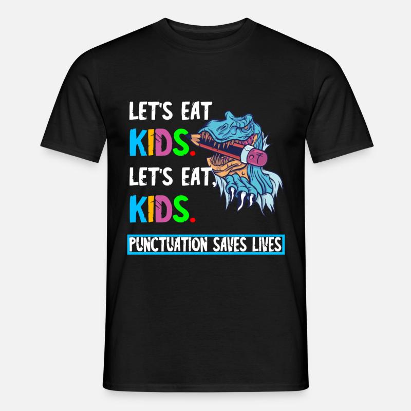 Grammatik Englischlehrer Englisch Sprache Lernen - Männer T-Shirt - Schwarz