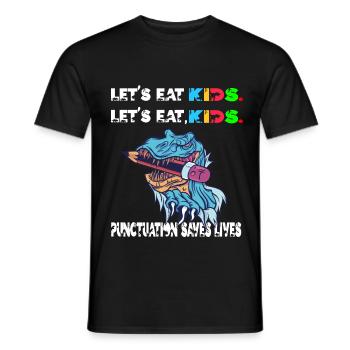 Grammatik Englischlehrer Englisch Sprache Lernen - Männer T-Shirt - Schwarz - Vorne - AI Model Male 178 light (178cm)