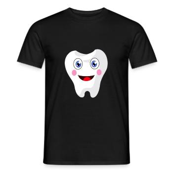 Cute Baby Tooth - Milchzahn Zahnarzt - Männer T-Shirt - Schwarz - Vorne - AI Model Male 178 light (178cm)