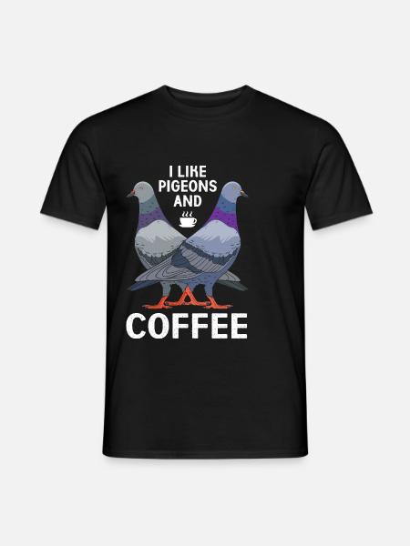 Taubenrennen Taube Tauben - Männer T-Shirt - Schwarz