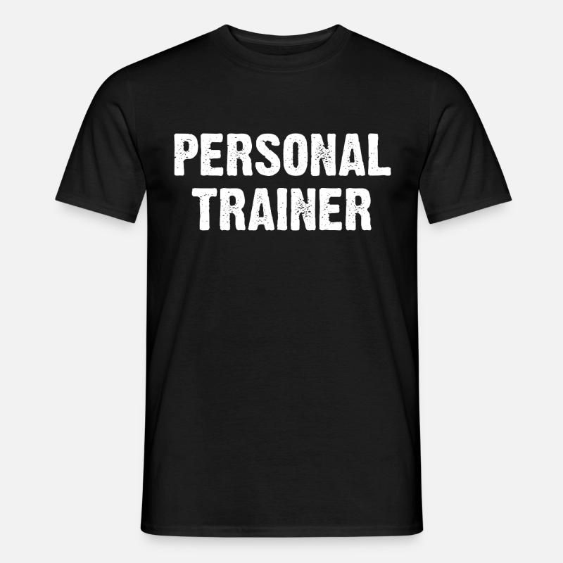 Personal Trainer - Männer T-Shirt - Schwarz