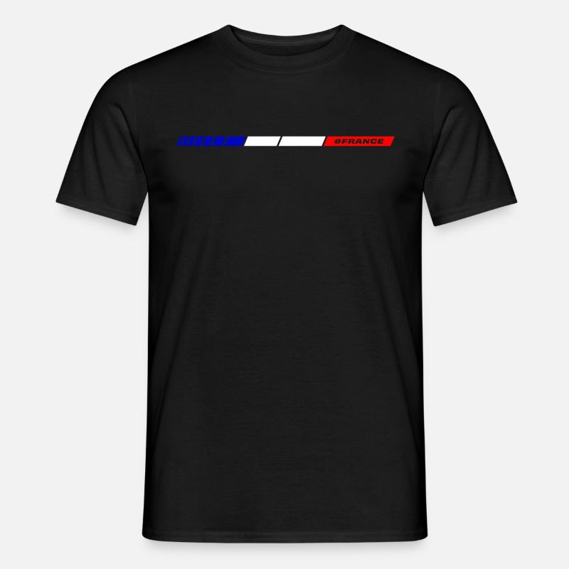 FRANCE - Männer T-Shirt - Schwarz