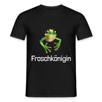 Kleiner süßer Frosch - Froschkönigin - Männer T-Shirt - Schwarz - Vorne - AI Model Male 178 light (178cm)