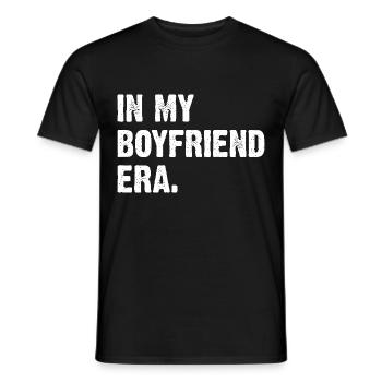 In My Boyfriend Era - Men's T-Shirt - black - Front - AI Model Male 178 light (178cm)