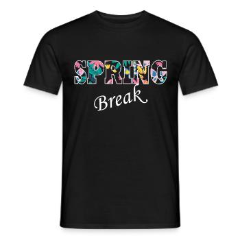 Fête de relâche Célébrer Fleurs Fleurs - T-shirt homme - noir - Devant - AI Model Male 178 light (178cm)