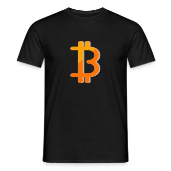 Bitcoin - T-shirt homme - noir - Devant - AI Model Male 178 light (178cm)