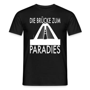 Fehmarn Insel Brücke Sundbrücke - Männer T-Shirt - Schwarz - Vorne - AI Model Male 178 light (178cm)