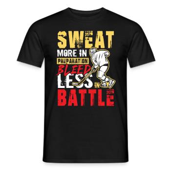 Sweat Blood Hockey sur glace Hockey sur glace Hockey sur glace Hockey sur glace - T-shirt homme - noir - Devant - AI Model Male 178 light (178cm)