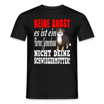 Berner Sennenhund Schweizer Hund - Männer T-Shirt - Schwarz - Vorne - AI Model Male 178 light (178cm)