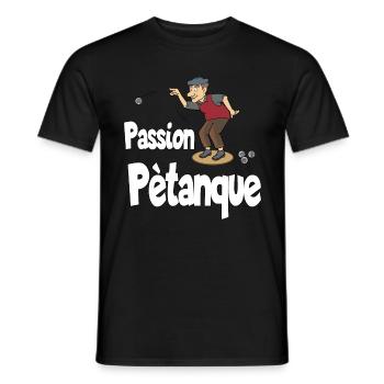 Franzose Petanque Kugel Spiel Design - Männer T-Shirt - Schwarz - Vorne - AI Model Male 178 light (178cm)