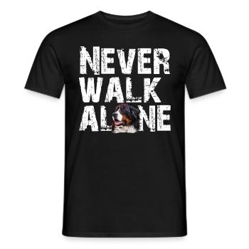 Bouvier bernois - T-shirt homme - noir - Devant - AI Model Male 178 light (178cm)