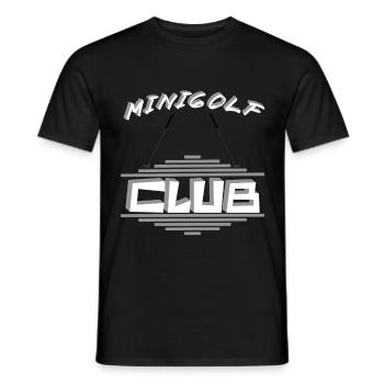 MINIGOLF -CLUB- Jahreseinkommen - Männer T-Shirt - Schwarz - Vorne - AI Model Male 178 light (178cm)