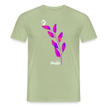 Yoga Sport shirt - Men's T-Shirt - sage - Front - AI Model Male 178 light (178cm)