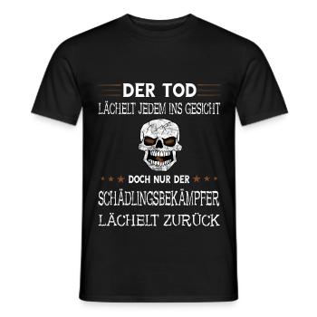 Schädlingsbekämpfer Kammerjäger Geschenke - Männer T-Shirt - Schwarz - Vorne - AI Model Male 178 light (178cm)