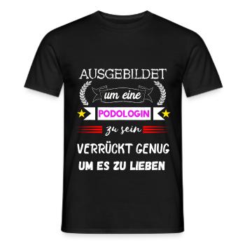 Podologe Fußpflege Pediküre Podologie Geschenke - Männer T-Shirt - Schwarz - Vorne - AI Model Male 178 light (178cm)