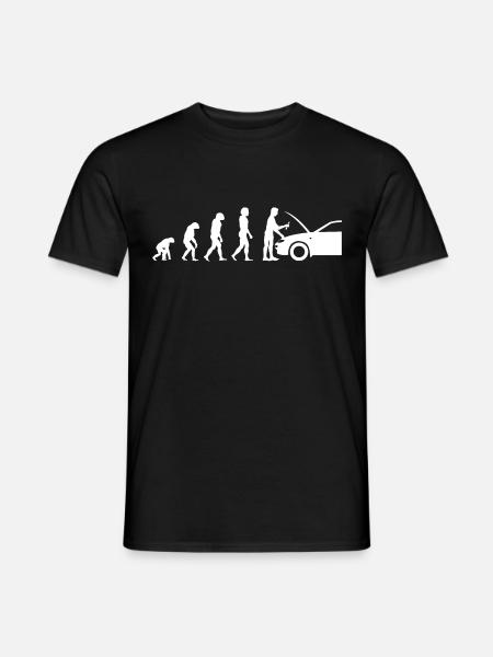 Automobile Mécanicien Evolution Mécanicien automobile Atelier - T-shirt homme - noir