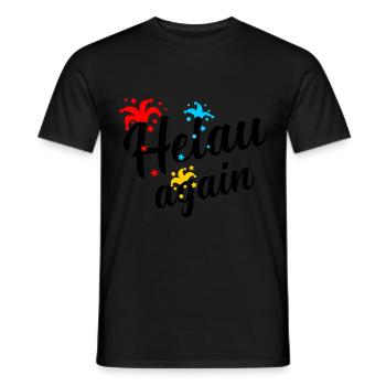 Helau, Fasnacht, Fasching, Carnaval - T-shirt homme - noir - Devant - AI Model Male 178 light (178cm)