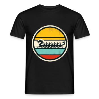 Dragon Boat 2 - Männer T-Shirt - Schwarz - Vorne - AI Model Male 178 light (178cm)