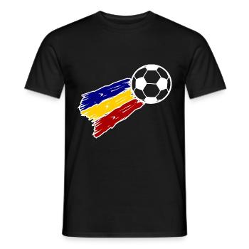 Sport und Ballfreunde Rumänien - Männer T-Shirt - Schwarz - Vorne - AI Model Male 178 light (178cm)