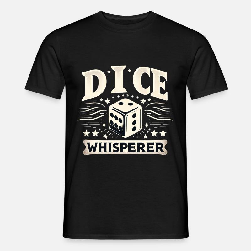 Dice Whisperer 4 - Männer T-Shirt - Schwarz