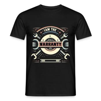 Je suis la garantie 42 - T-shirt homme - noir - Devant - AI Model Male 178 light (178cm)