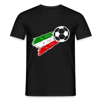 The fans from Italy - Men's T-Shirt - black - Front - AI Model Male 178 light (178cm)