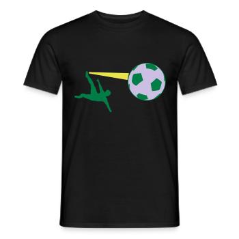 de soccer - T-shirt homme - noir - Devant - AI Model Male 178 light (178cm)
