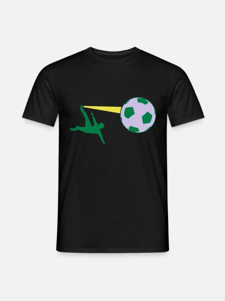 de soccer - T-shirt homme - noir