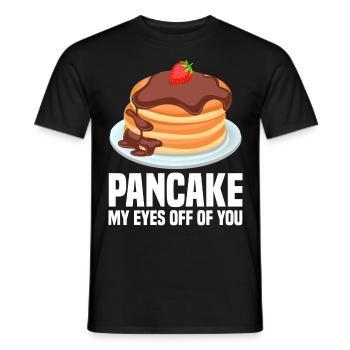 Eierkuchen - Männer T-Shirt - Schwarz - Vorne - AI Model Male 178 light (178cm)
