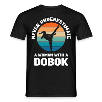 Tang Soo Do Kämpfer | Koreanisch Kämpfen Geschenke - Männer T-Shirt - Schwarz - Vorne - AI Model Male 178 light (178cm)