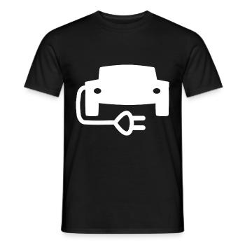 Les véhicules électriques - T-shirt homme - noir - Devant - AI Model Male 178 light (178cm)
