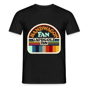 Bandwagon Fan 18 - Männer T-Shirt - Schwarz - Vorne - AI Model Male 178 light (178cm)