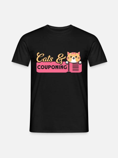 Coupon Shopper Discount Couponer Discount Sale - Men's T-Shirt - black