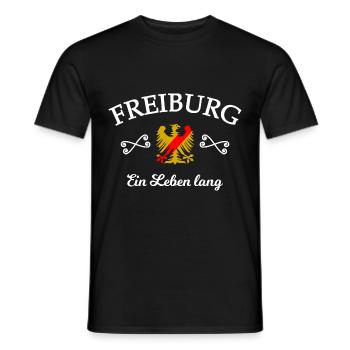 Daheim in Südbaden - Männer T-Shirt - Schwarz - Vorne - AI Model Male 178 light (178cm)