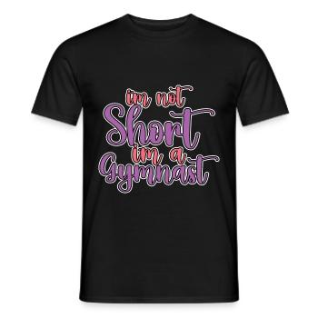 I'm Not Short, I'm A Gymnast - Männer T-Shirt - Schwarz - Vorne - AI Model Male 178 light (178cm)