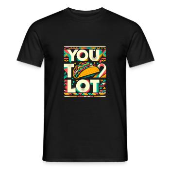 vous tacos lot 5 - T-shirt homme - noir - Devant - AI Model Male 178 light (178cm)