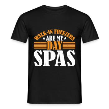 Les congélateurs-chambres sont mes spas de jour 3 - T-shirt homme - noir - Devant - AI Model Male 178 light (178cm)