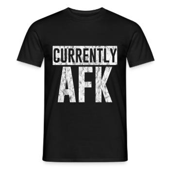 Currently Afk 3 - Männer T-Shirt - Schwarz - Vorne - AI Model Male 178 light (178cm)