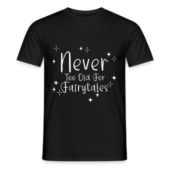 Never Too Old For Fairytales 2 - Männer T-Shirt - Schwarz - Vorne - AI Model Male 178 light (178cm)