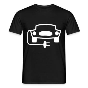La révolution électrique - T-shirt homme - noir - Devant - AI Model Male 178 light (178cm)